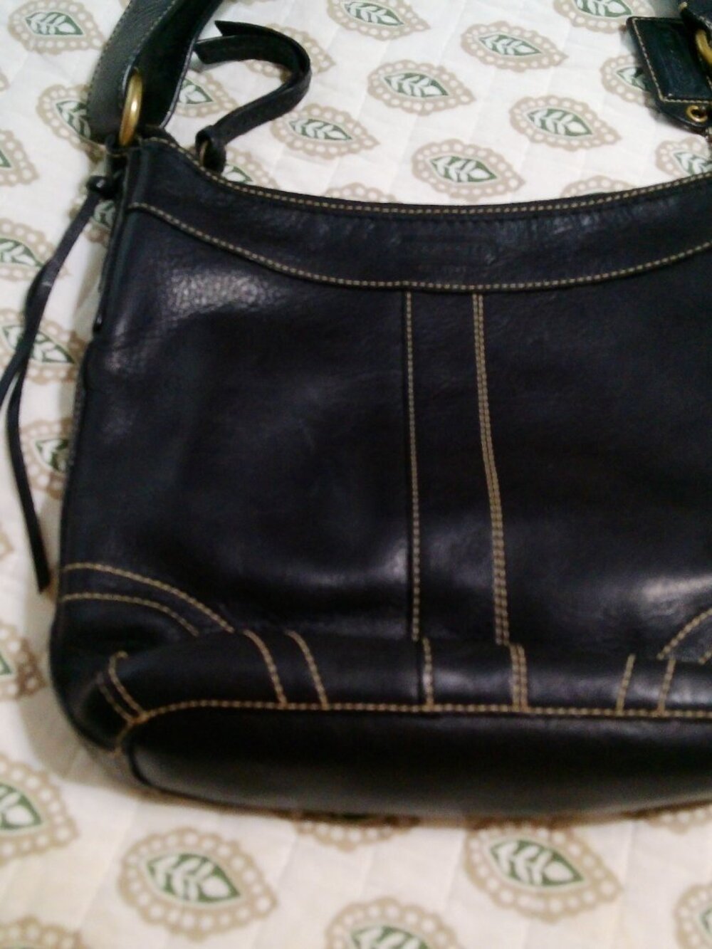 COACH BLACK SHOULDER BAG AND WALLET GOOD CONDITION - Picture 8 of 13